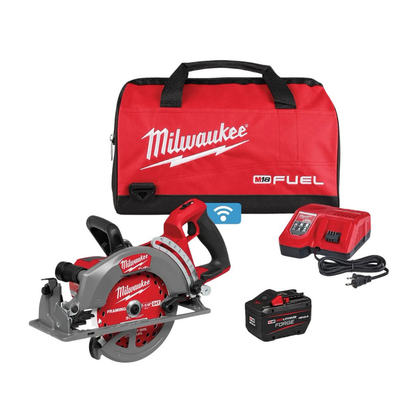 Milwaukee MIL-2931-21HD M18 FUEL 18V 7-1/4in Rear Handle Circular Saw w/ ONE-KEY 12.0Ah Kit