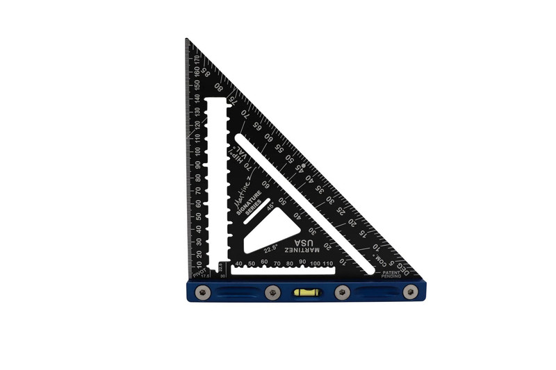 Martinez MTZ-4346_BL Aluminum Rapid Square Blue- Metric/Millimeter