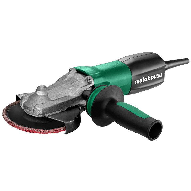 Metabo HPT HPT-646060420 WEF 9-125 5in Flat-Head Angle Grinder, 8A