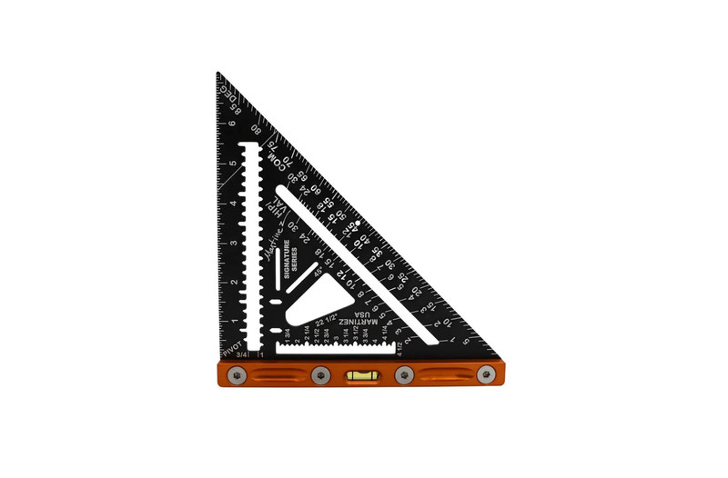 Martinez MTZ-4345_OG Aluminum Rapid Square Orange - Imperial/Inch