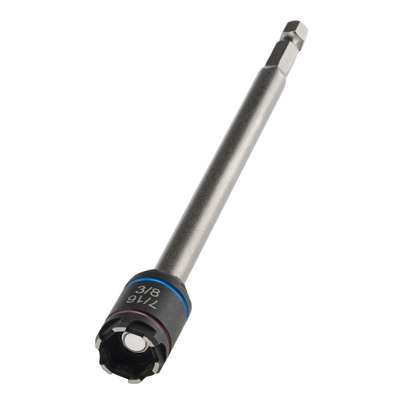 Malco MAL-MSHXLCST3 C-RHEX Sawtooth Cleanable Reversible Hex Driver 3/8in-7/16in 6in Shaft