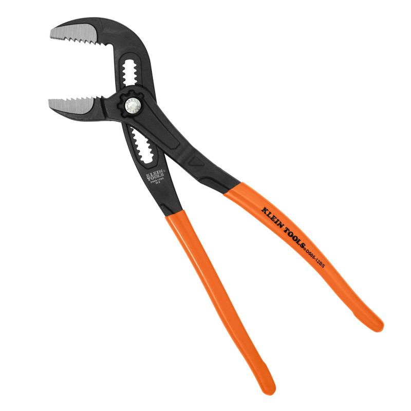 Klein KLE-D50512BS Straight Jaw Quick-Adjust Pump Pliers 12in