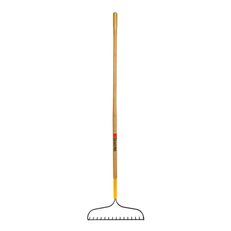 Garant GRA-GBR15 Pro Bow Rake 15-Tine, 60in Wood Handle