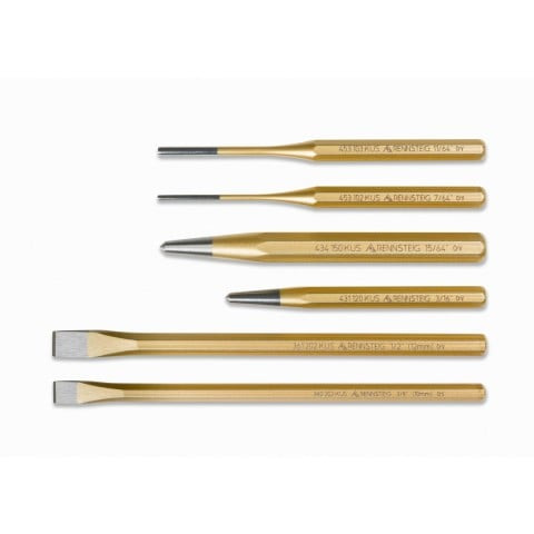 Knipex KNIP-9R400006 6 Piece Punch and Chisel Set