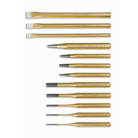 Knipex KNIP-9R400012 12 Piece Punch and Chisel Set