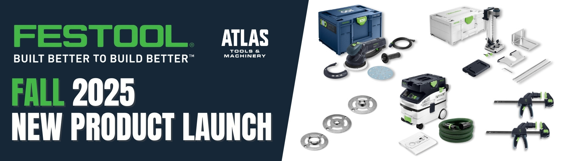 Festool Fall 2025 Launch Desktop Banner