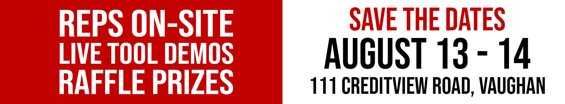 Contractor Event Save the Date Desktop Banner