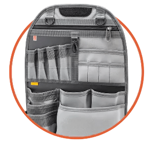 Veto Pro Pac Removable and Interchangable Tool Panels