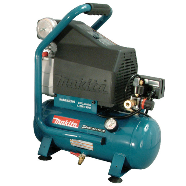 Makita MAK-MAC700 2.6gal 3.3CFM Oil-Lubricated Compressor