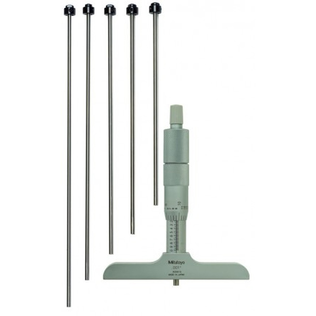 Mitutoyo MTI-129-132  6in Depth Micrometer, 4in Base