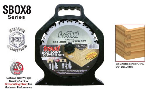 Freud FRE-SBOX8  2pc Box Joint Saw Blade Set