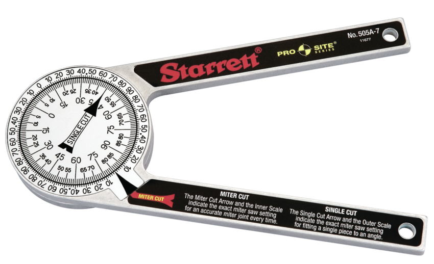 Starrett STAR-505A-7  7" Prosite Protractor