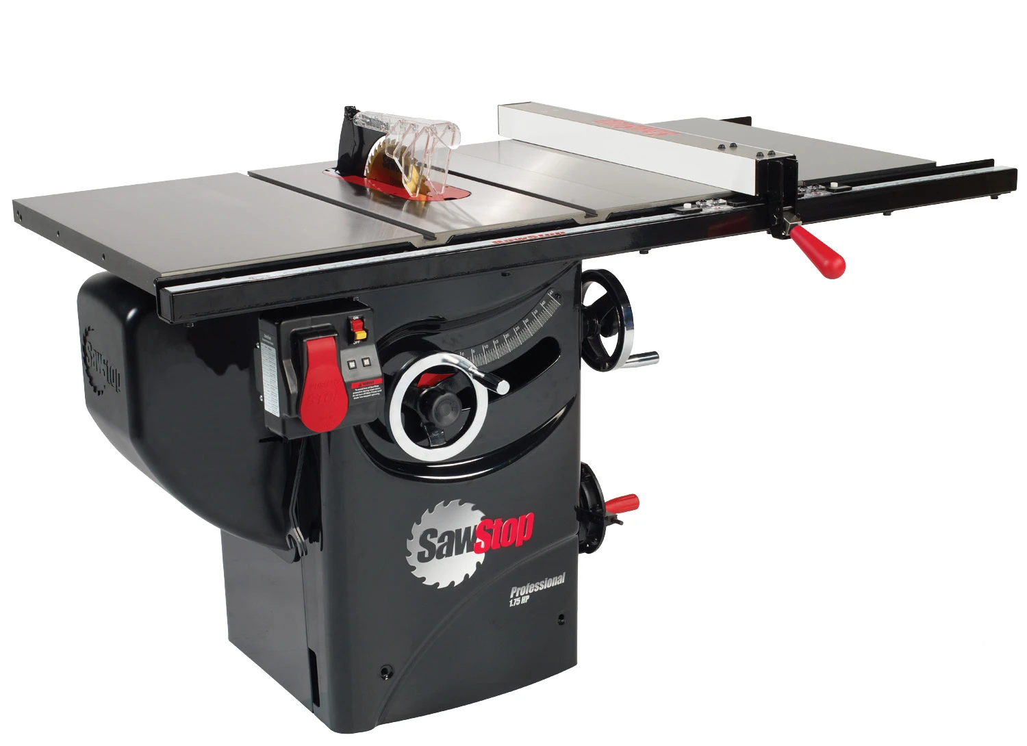 SawStop SAW-PCS175PFA30  10in Professional Cabinet Saw 1.75Hp With 30in Fence System
