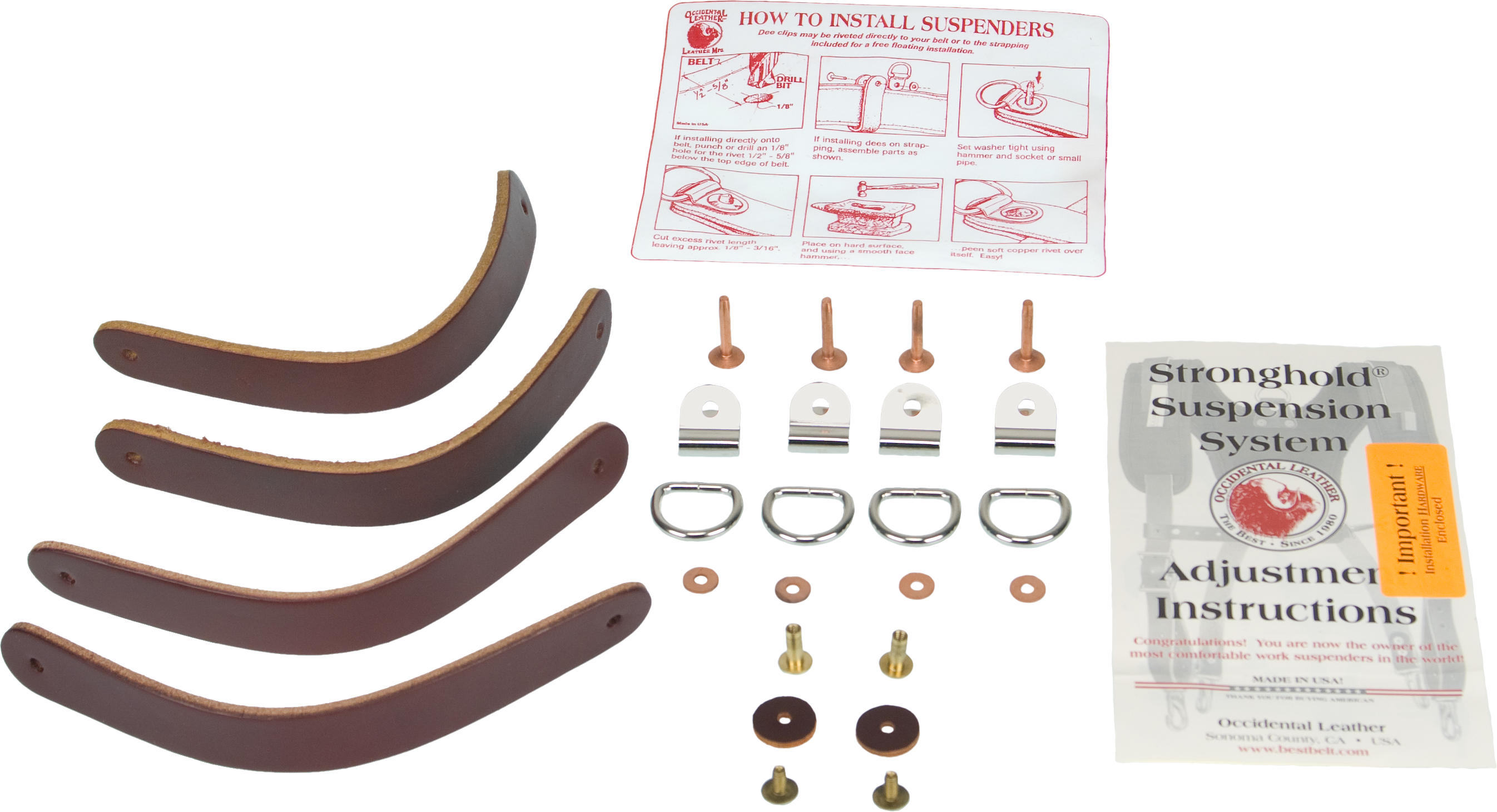 Occidental Leather OCC-5055K  Suspender Attachment Kit 2