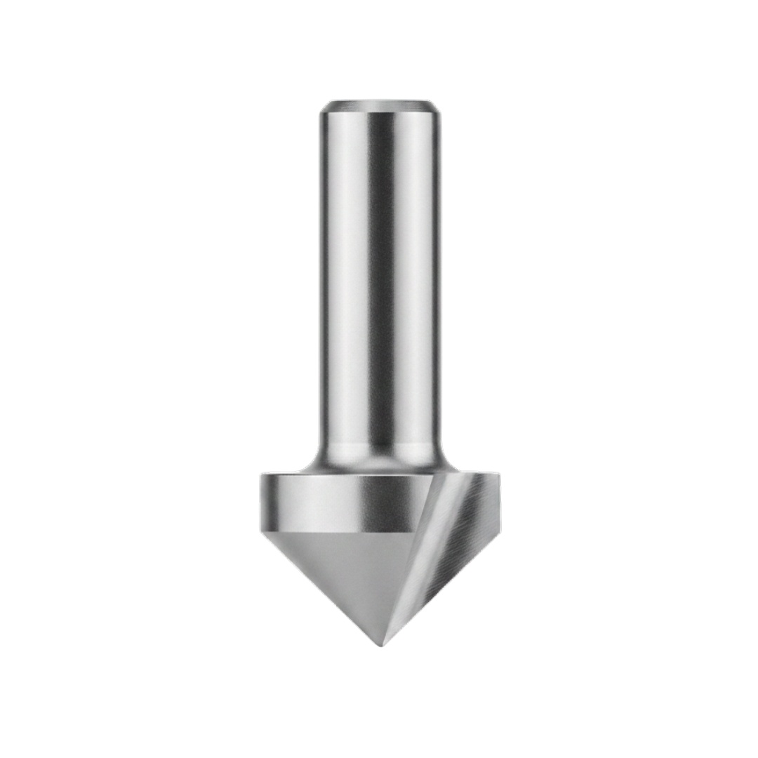 Dimar DIM-105R8-32 1-1/4in Dia Carbide Tipped V-Groove Bit 90 Deg 2 Flute 1/2in Shank