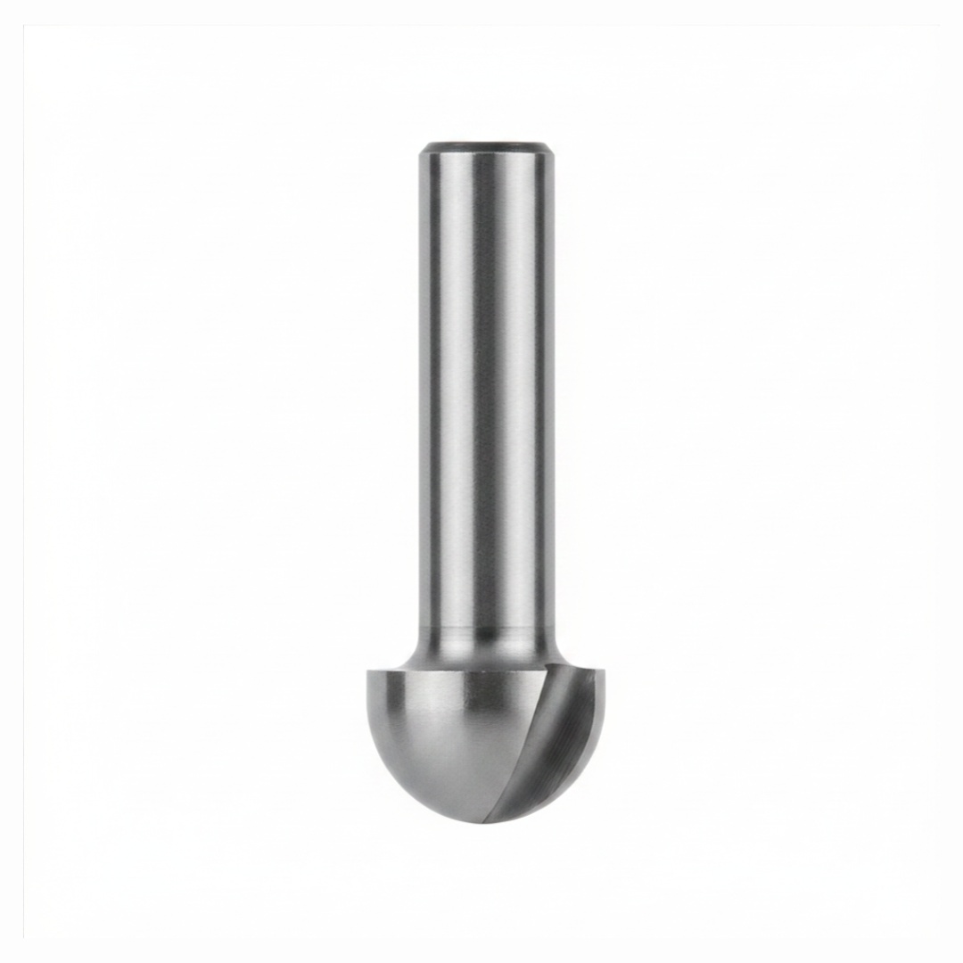 Dimar DIM-106R4-8 5/8in Dia Carbide Tipped Core Box Bit 5/16in Radius 2 Flute 1/4in Shank 2in Length