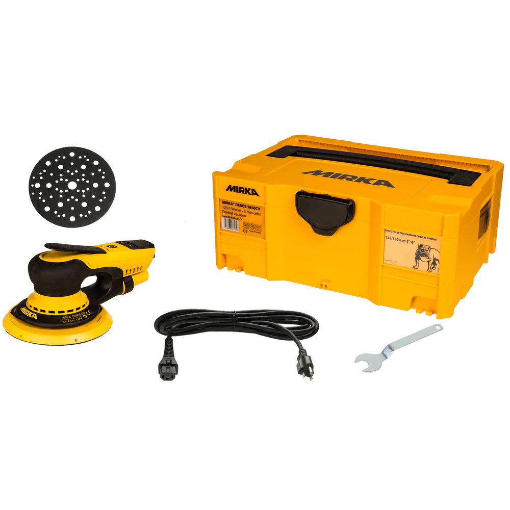 Mirka Abrasives MIR-MID65020CAUS  6in Deros Sander With Systainer (5mm Orbit)