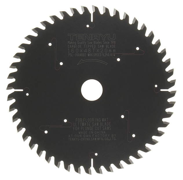 Tenryu TEN-PSL-16048D2 160mm x 48T Festool TS55 Laminate Blade