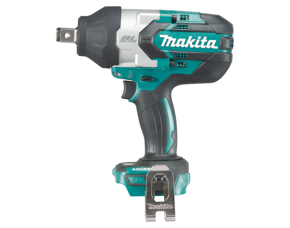 Makita MAK-DTW1001Z 18V Li-Ion 3/4in 1250Ft/lbs Brushless Impact Wrench With Pin, Bare Tool