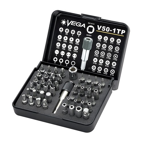 Vega Industries VEGA-V50-1TP  50pc Industrial Security Driver Bit Set