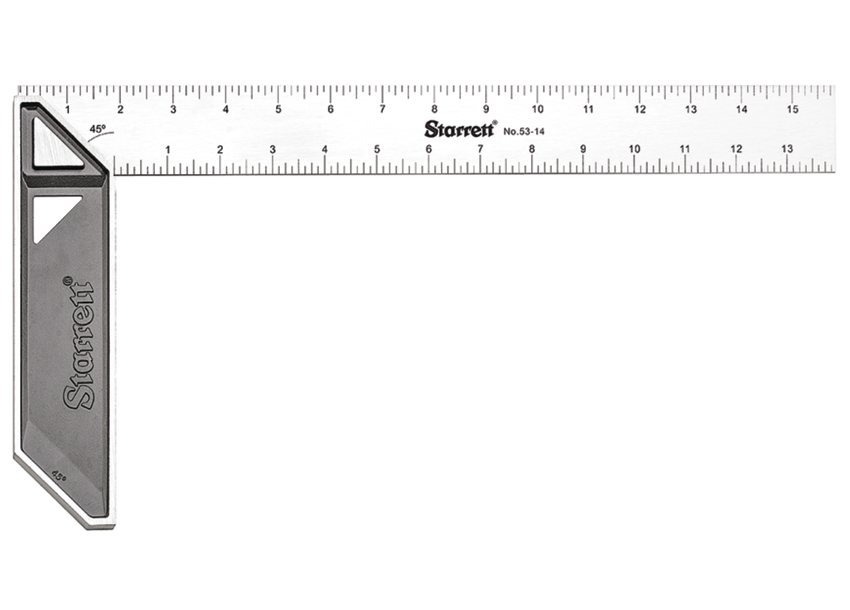 Starrett STAR-K53-14-N  14" Stainless Steel Carpenter's Try Square
