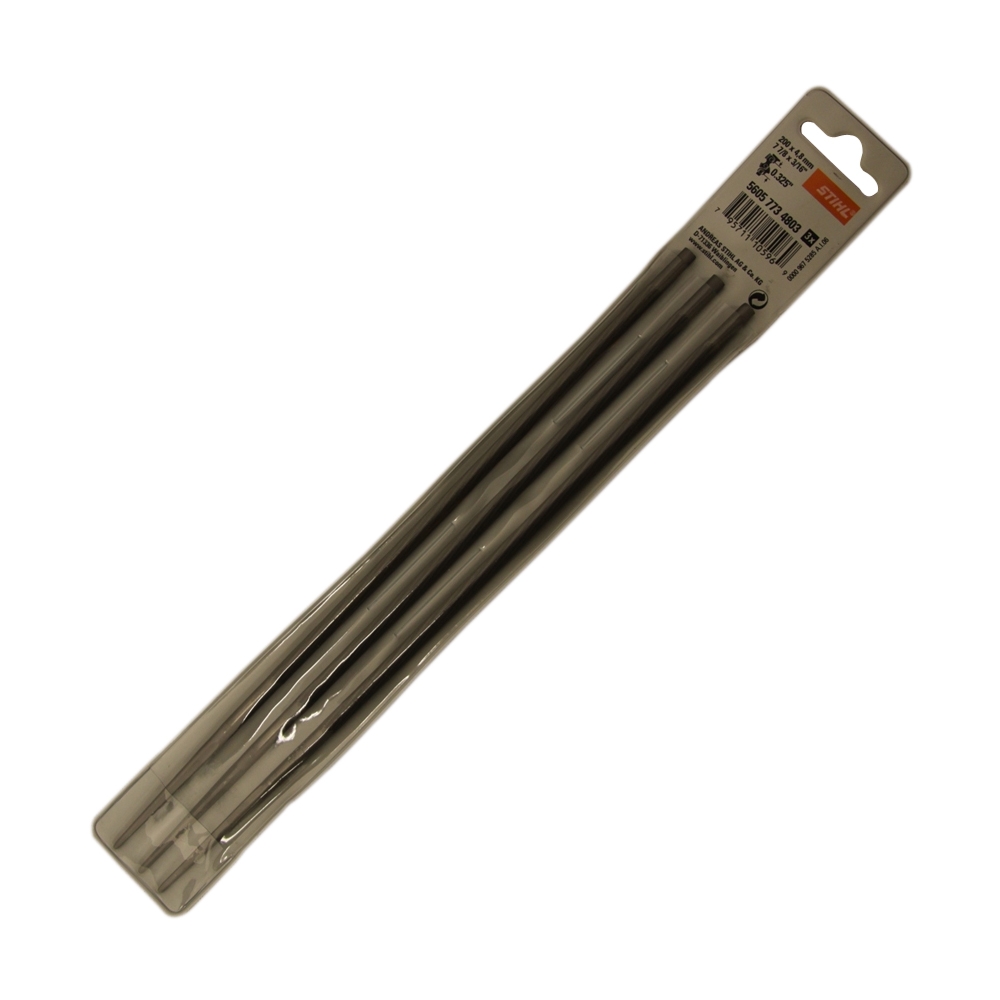Stihl STIHL-56057734803  File for Sharpening 3/16 (4.8MM) Chainsaw Chain - 3pk