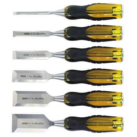 Stanley ST-16-971  6pc FATMAX Thru-Tang Wood Chisel Set