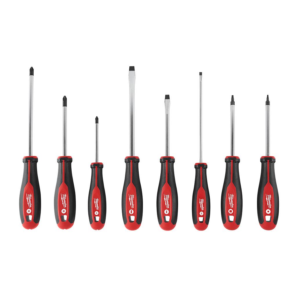 Milwaukee MIL-48-22-2718 8pc Screwdriver Kit with Square