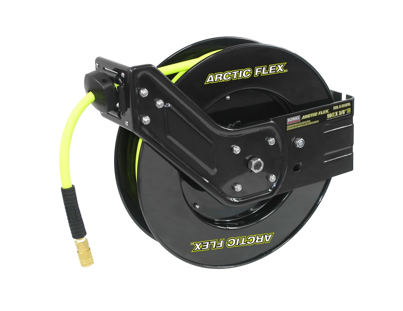 King Canada KING-K-5038FRL  50 ft Retractable Air Hose Reel