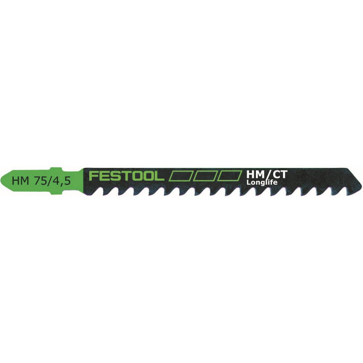 Festool FES-204343 HM75/4.5 Jigsaw Blades, 3 in, 5 TPI, 1-pk