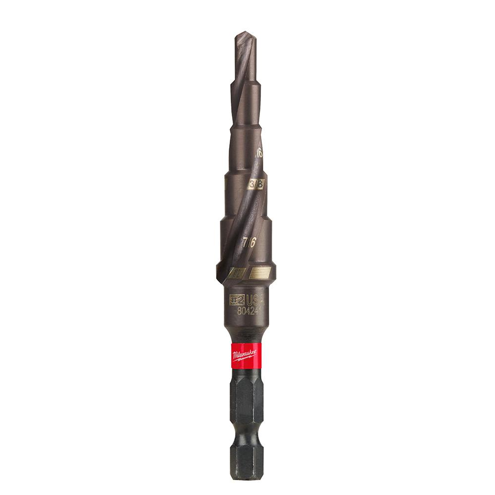 Milwaukee MIL-48-89-9242 3/16-1/2 Step Bit #2 Shockwave