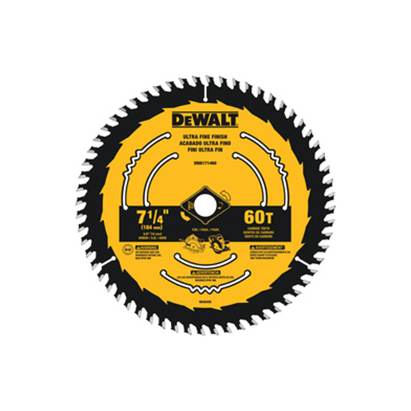 DEWALT DEW-DWA171460 7-1/4in x 60T Circular Saw Blades