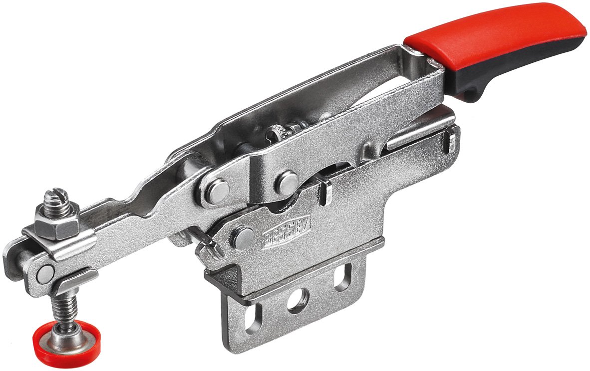Bessey BES-STC-HV20 Horizontal Auto-Adjust Toggle Nickel Plated Clamp Vertical Flange