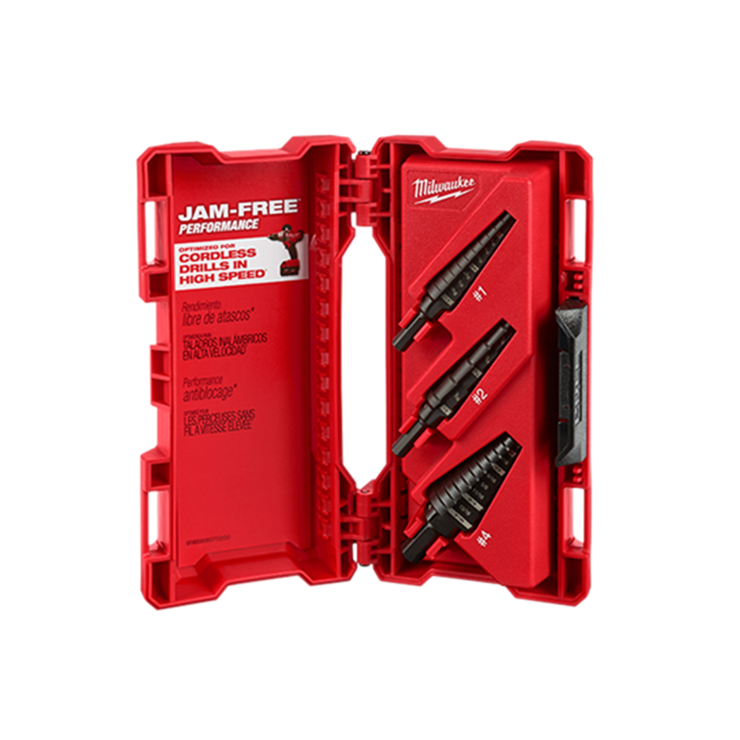 Milwaukee MIL-48-89-9221 Step Drill Bit Set - 3PC
