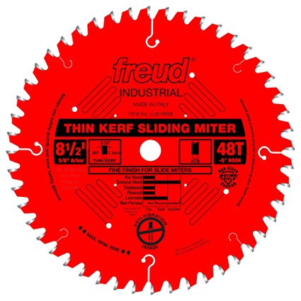 Freud FRE-LU91R008 8-1/2in x 48T Thin Kerf Sliding Compound Miter Saw Blade