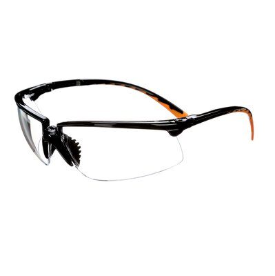 3M-12261-00000 Privo Protective Eyewear clear anti-fog lens, black frame