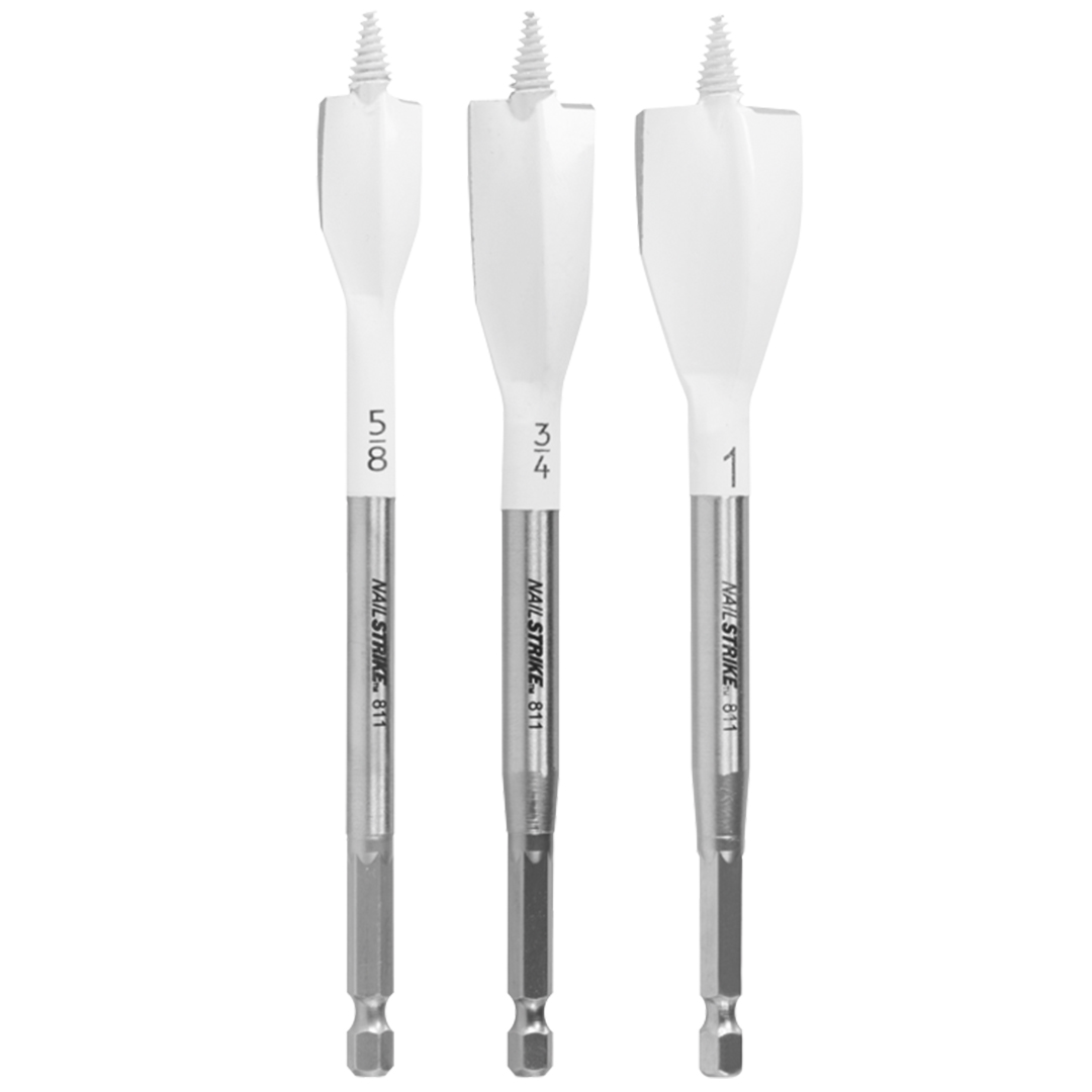 Bosch BOS-NS5003 3 pc. Nail Strike Wood-Boring Bit Set