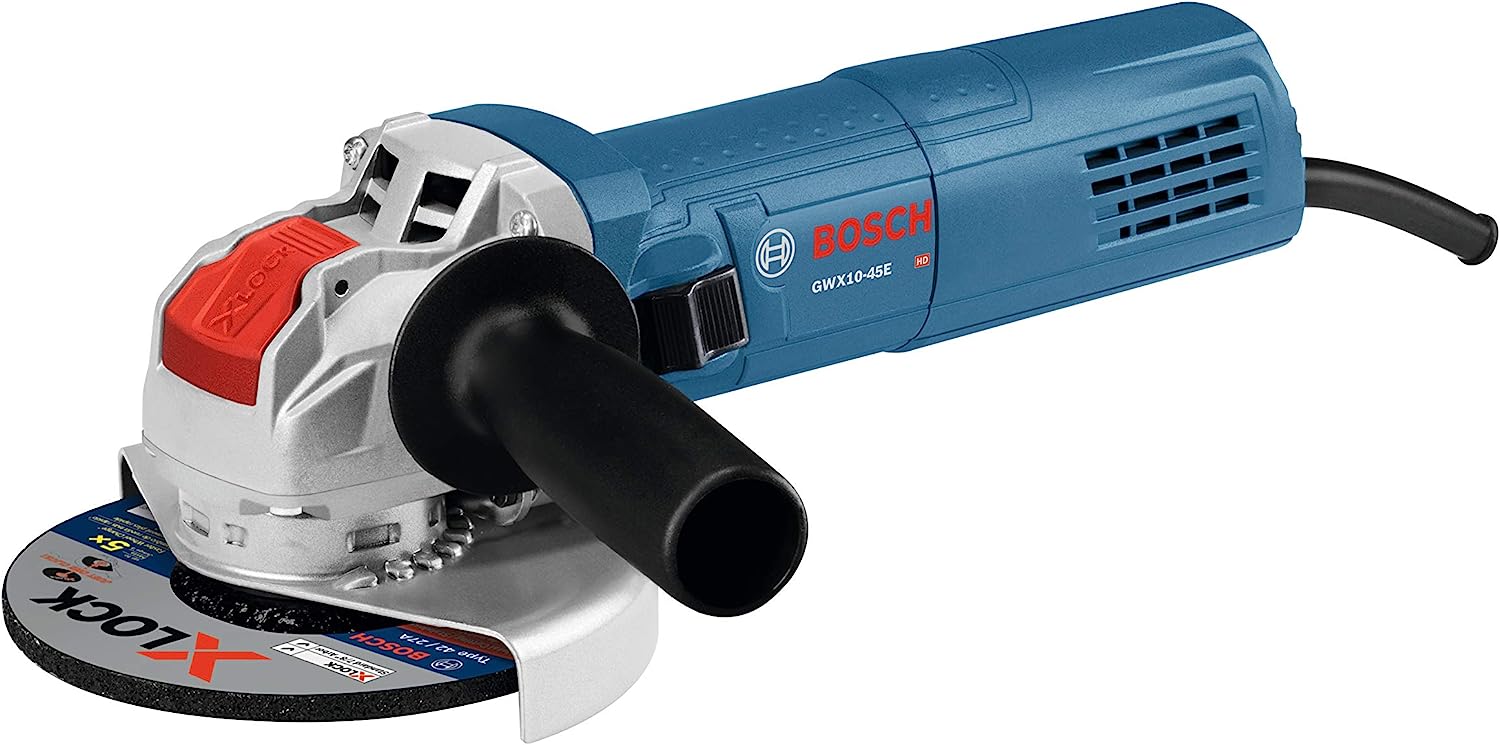 Bosch BOS-GWX10-45E 4-1/2in. X-LOCK Ergonomic Angle Grinder