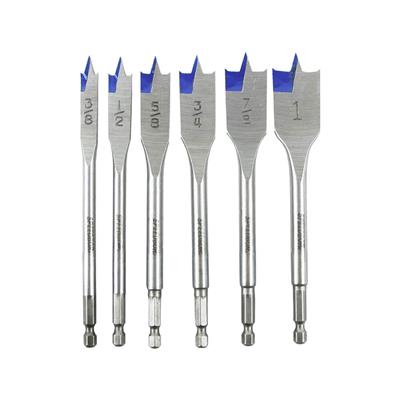 Irwin IRW-88886 Speedbor Blue Groove Spade Bit Set (6pc)
