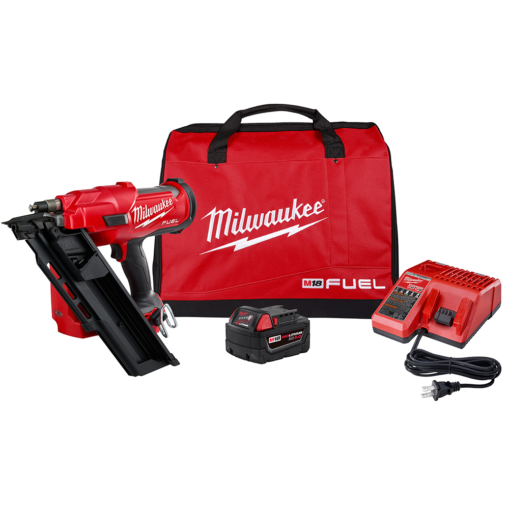 Milwaukee MIL-2745-21 M18 FUEL 30 Degree Framing Nailer 5.0Ah Kit