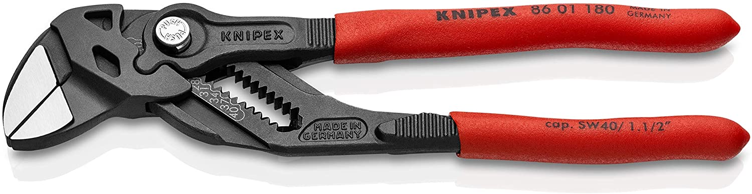 Knipex KNIP-8601180SBA 7in Pliers Wrench Black