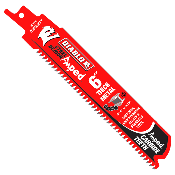 Diablo FRE-DS0608CFAC 6in Amped Reciprocating Blade Bi-Metal