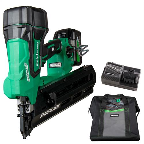 Metabo HPT HPT-NR3675DD MultiVolt 36V 3-1/2in 21 Degree Cordless Duplex Nailer