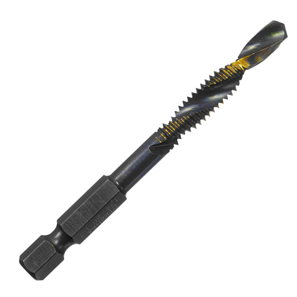 Champion CHAMP-DT22HEX Drill and Tap Combination, Hex Shank, IPAC