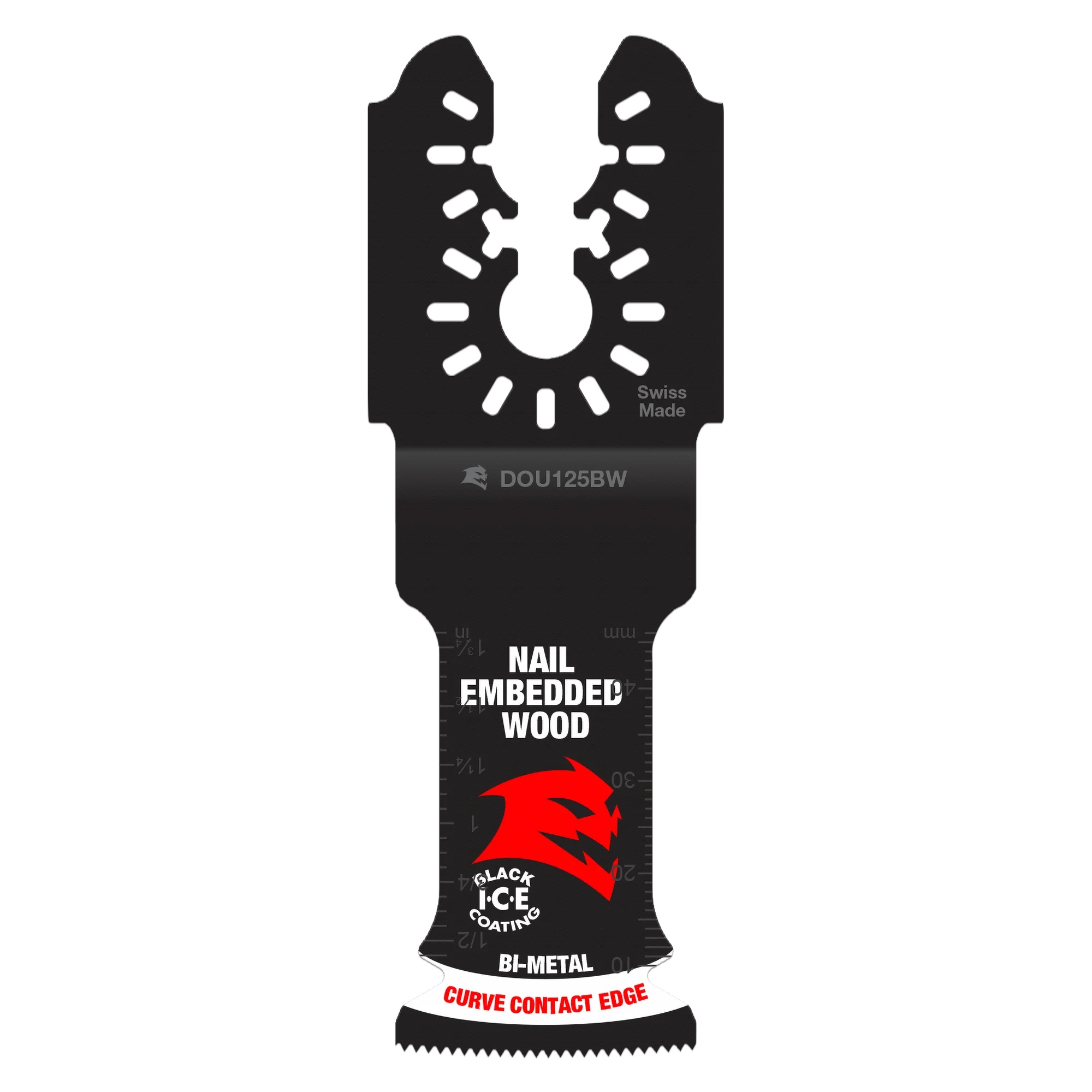 Diablo FRE-DOU125BWX 1-1/4in Universal Fit Bi-Metal Oscillating Blade for Nail-Embedded Wood