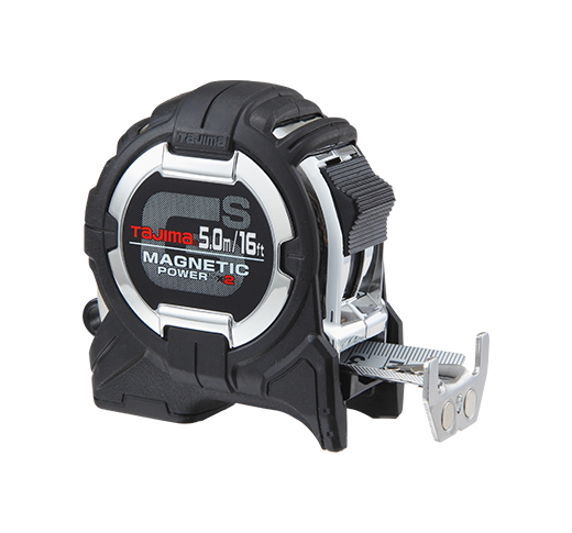 Tajima TAJ-GS-SC16/5MBW GS-Lock, 16ft/5m X 1" Strong Tape & Magnetic Power X 2 With Compatible Clip