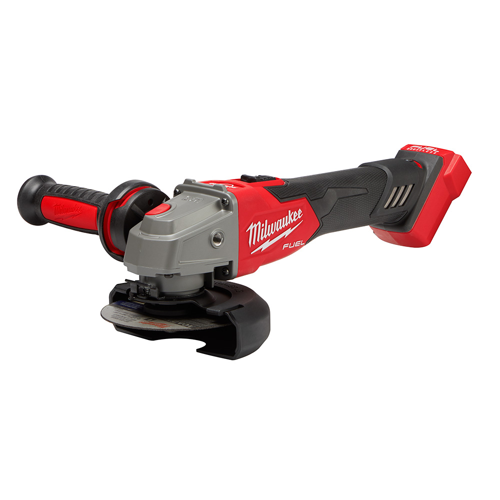 Milwaukee MIL-2889-20 M18 FUEL 4-1/2 / 5in Variable Speed Braking Grinder, Slide Switch Lock-On