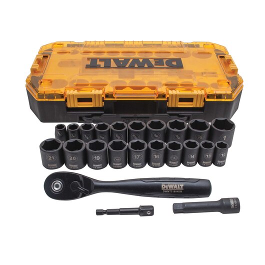 DEWALT DEW-DWMT74738 23-pc 3/8in Drive Impact Socket Set