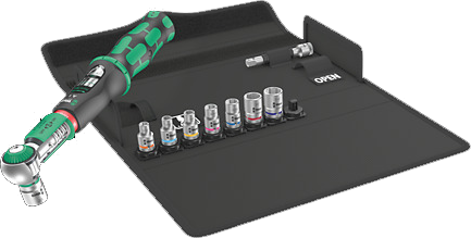 Wera Tools WERA-05075831001 Safe-Torque A1 Imperial Set 1 1/4in Drive 2-12 Nm (10 pc)