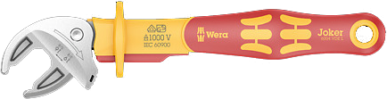 Wera Tools WERA-05020153001 6004 Joker 16-19mm Insulated Self-Setting Wrench